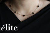 Van Cleef Black and White Necklace